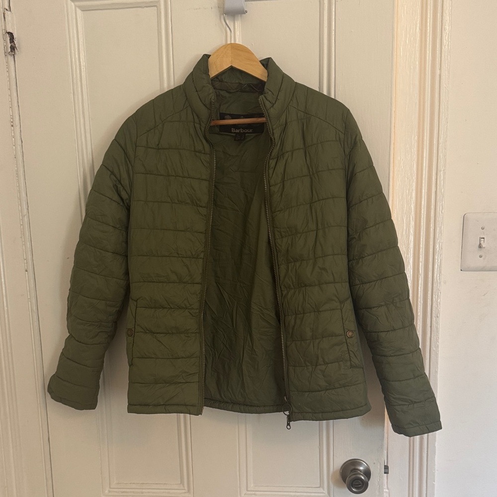Barbour Green Puffer Jacket
